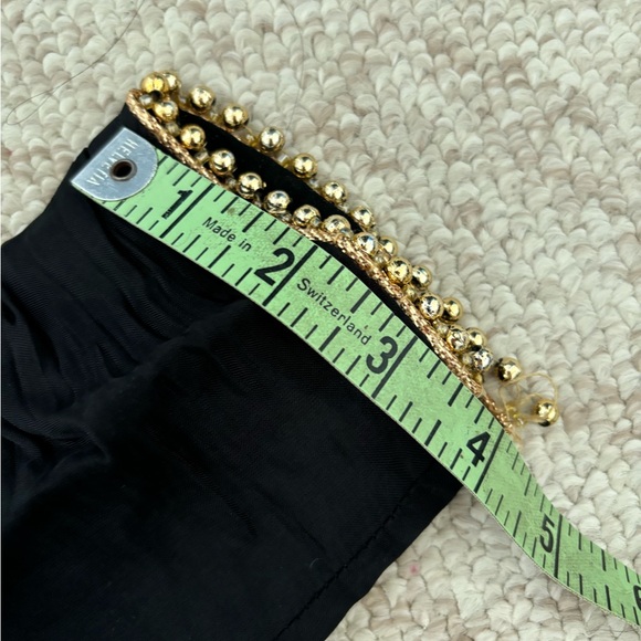 Black Anarkali with Floral Chunni and Pajami - Picture 6 of 16